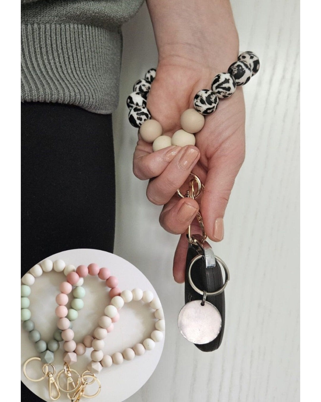 Szilikon karkötők,kulcstartók